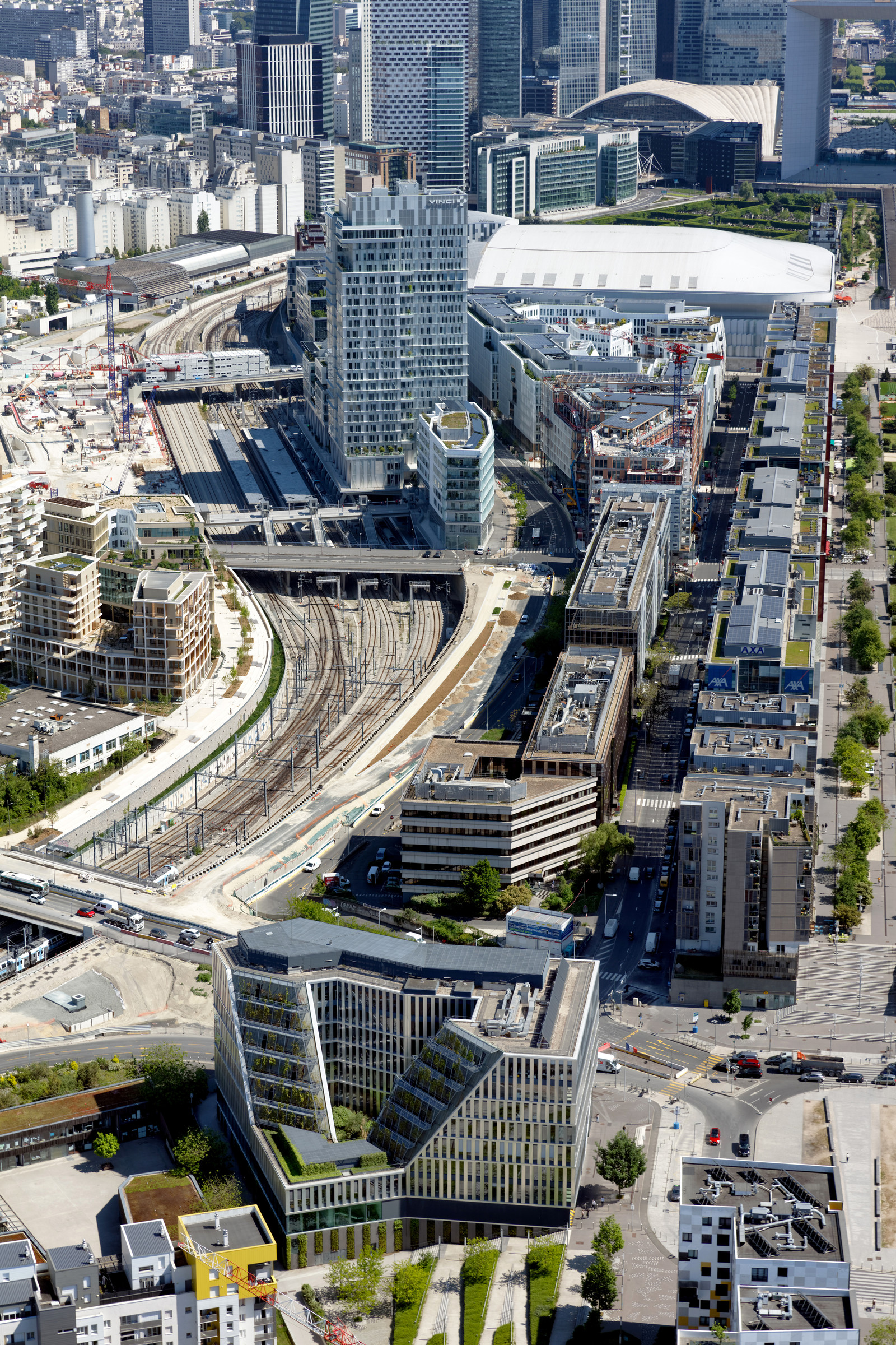 Le département des Hauts-de-Seine (Région Ile-de-France) en vues aériennes obliques