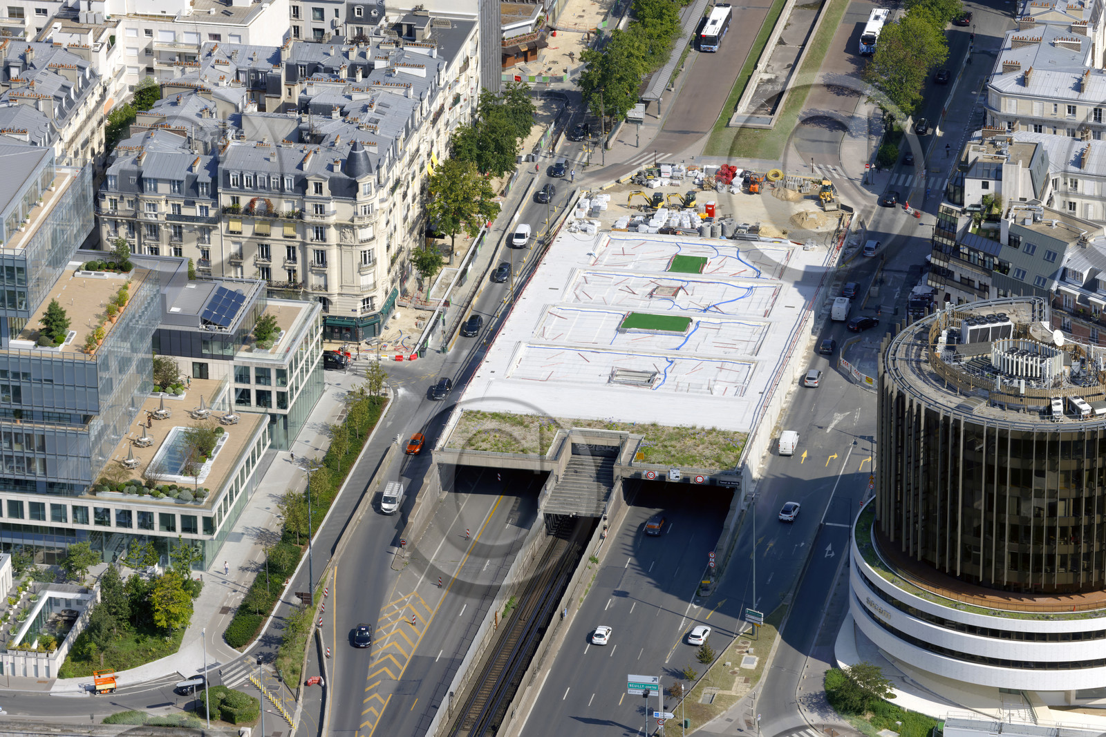 Le département des Hauts-de-Seine (Région Ile-de-France) en vues aériennes obliques