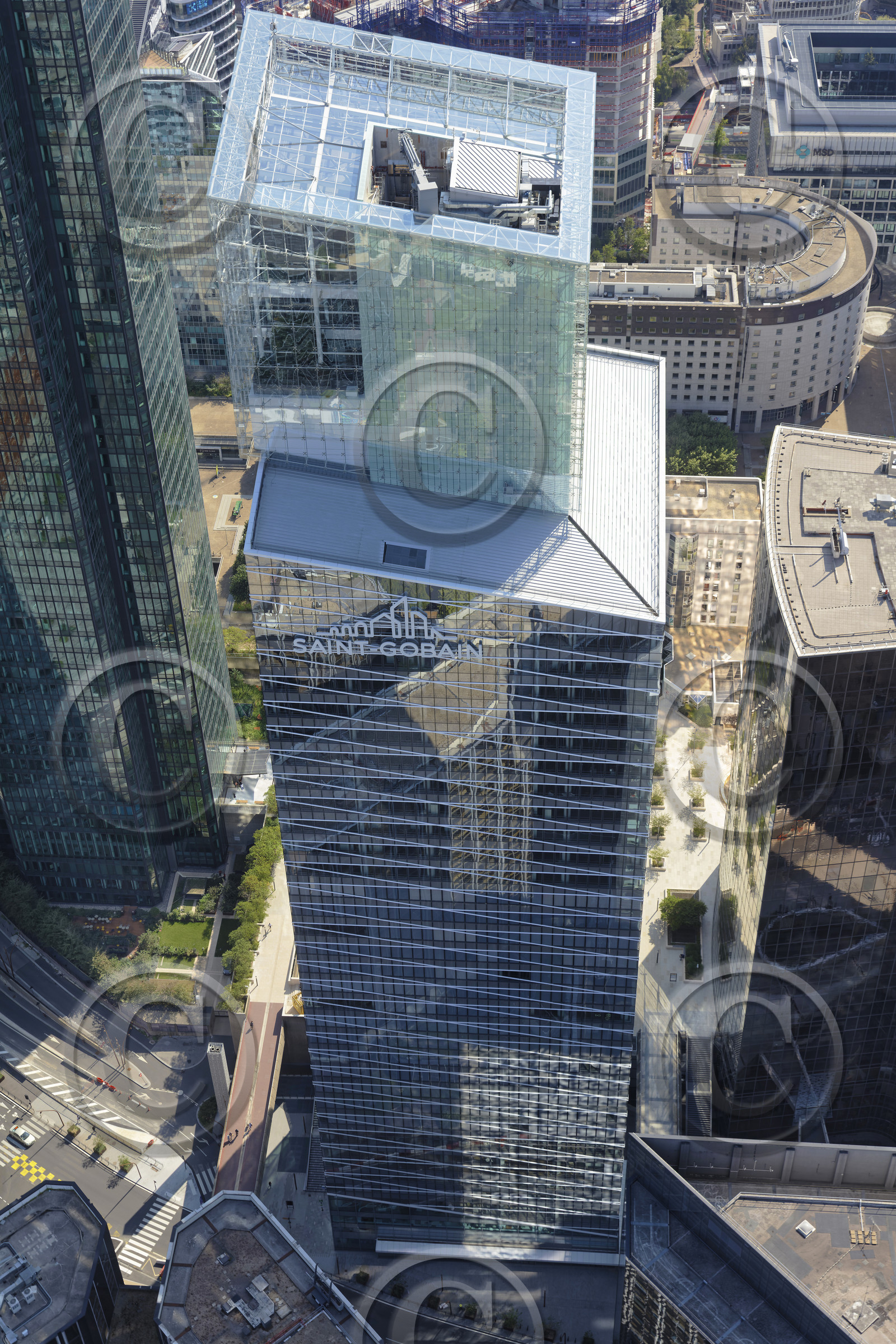 Le département des Hauts-de-Seine (Région Ile-de-France) en vues aériennes obliques