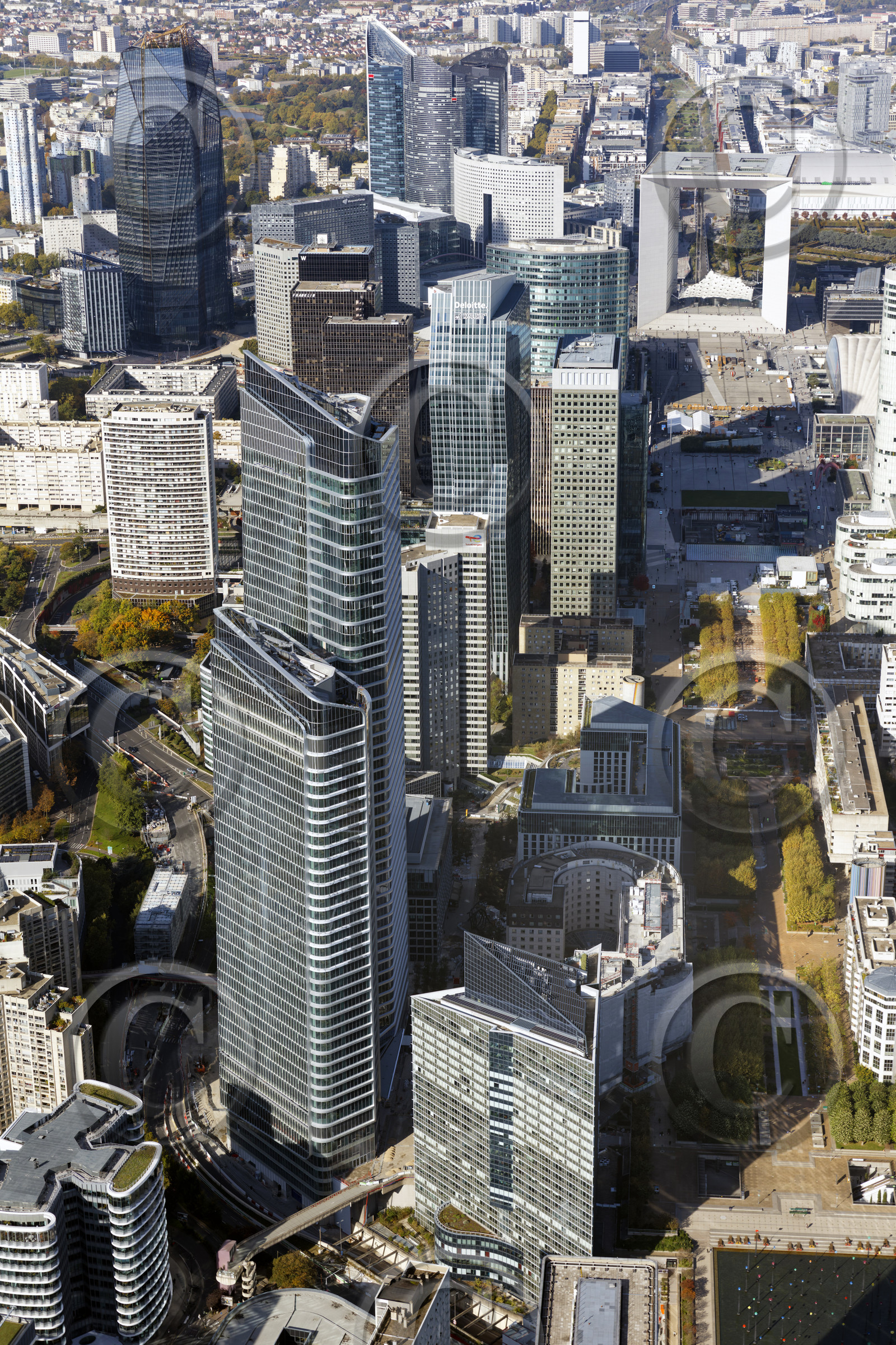 Le département des Hauts-de-Seine (Région Ile-de-France) en vues aériennes obliques