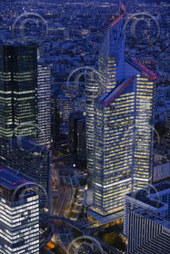 Le département des Hauts-de-Seine (Région Ile-de-France) en vues aériennes obliques