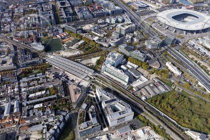 Le département de Seine-Saint-Denis (Région Ile-de-France) en vues aériennes obliques