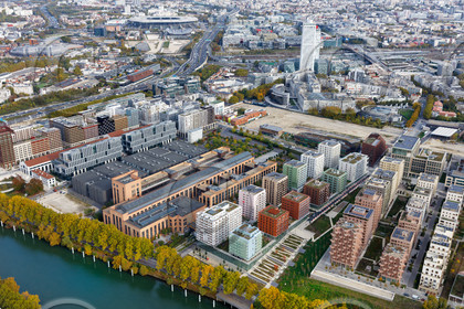 Le département de Seine-Saint-Denis (Région Ile-de-France) en vues aériennes obliques