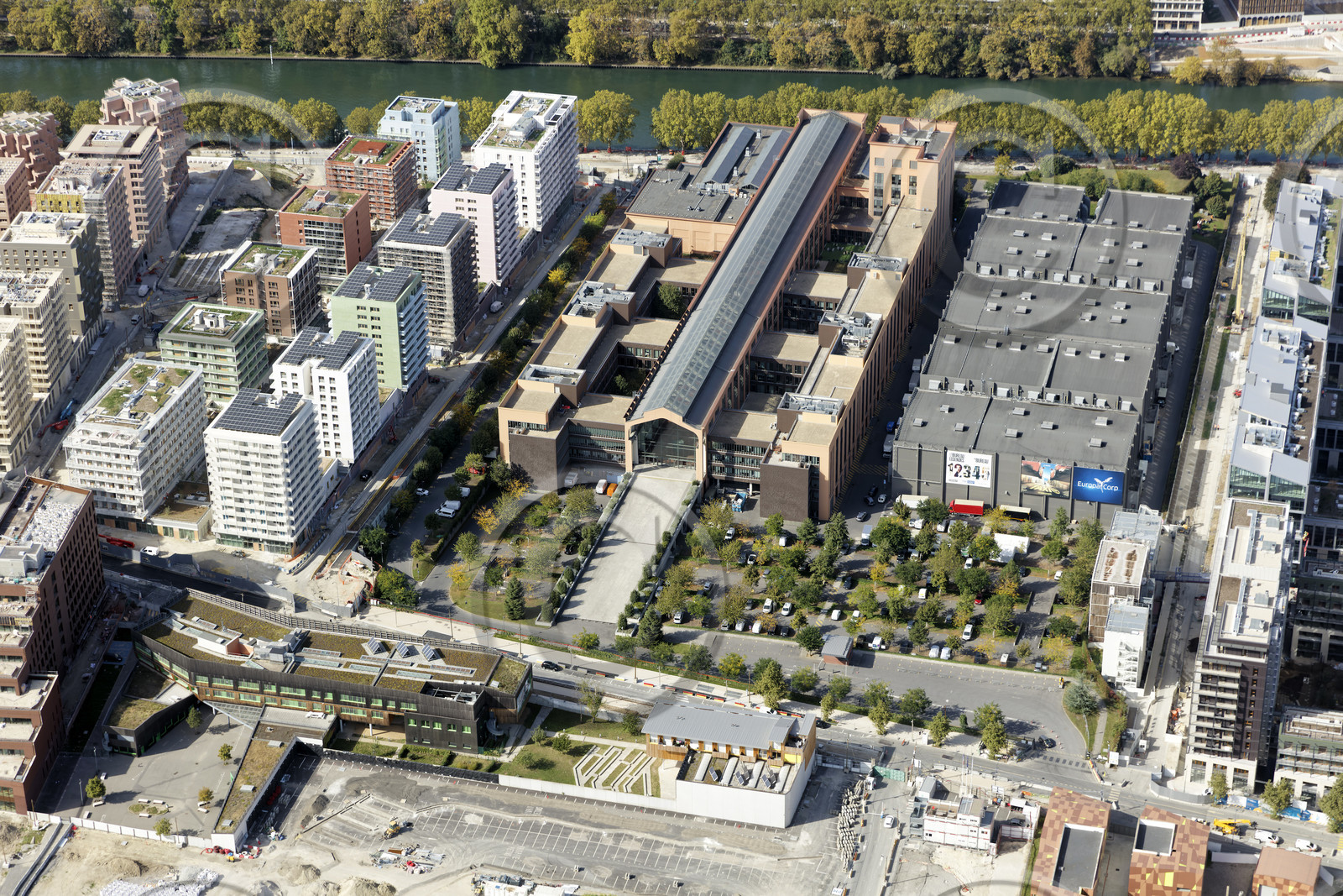 Le département de Seine-Saint-Denis (Région Ile-de-France) en vues aériennes obliques