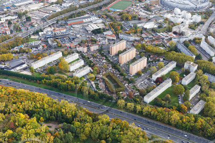 Le département de Seine-Saint-Denis (Région Ile-de-France) en vues aériennes obliques