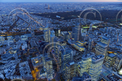 Le département des Hauts-de-Seine (Région Ile-de-France) en vues aériennes obliques