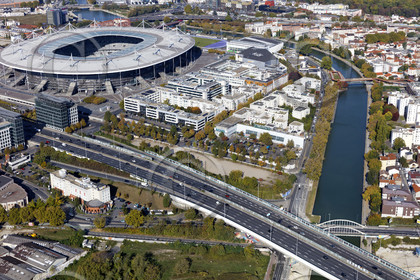 Le département de Seine-Saint-Denis (Région Ile-de-France) en vues aériennes obliques