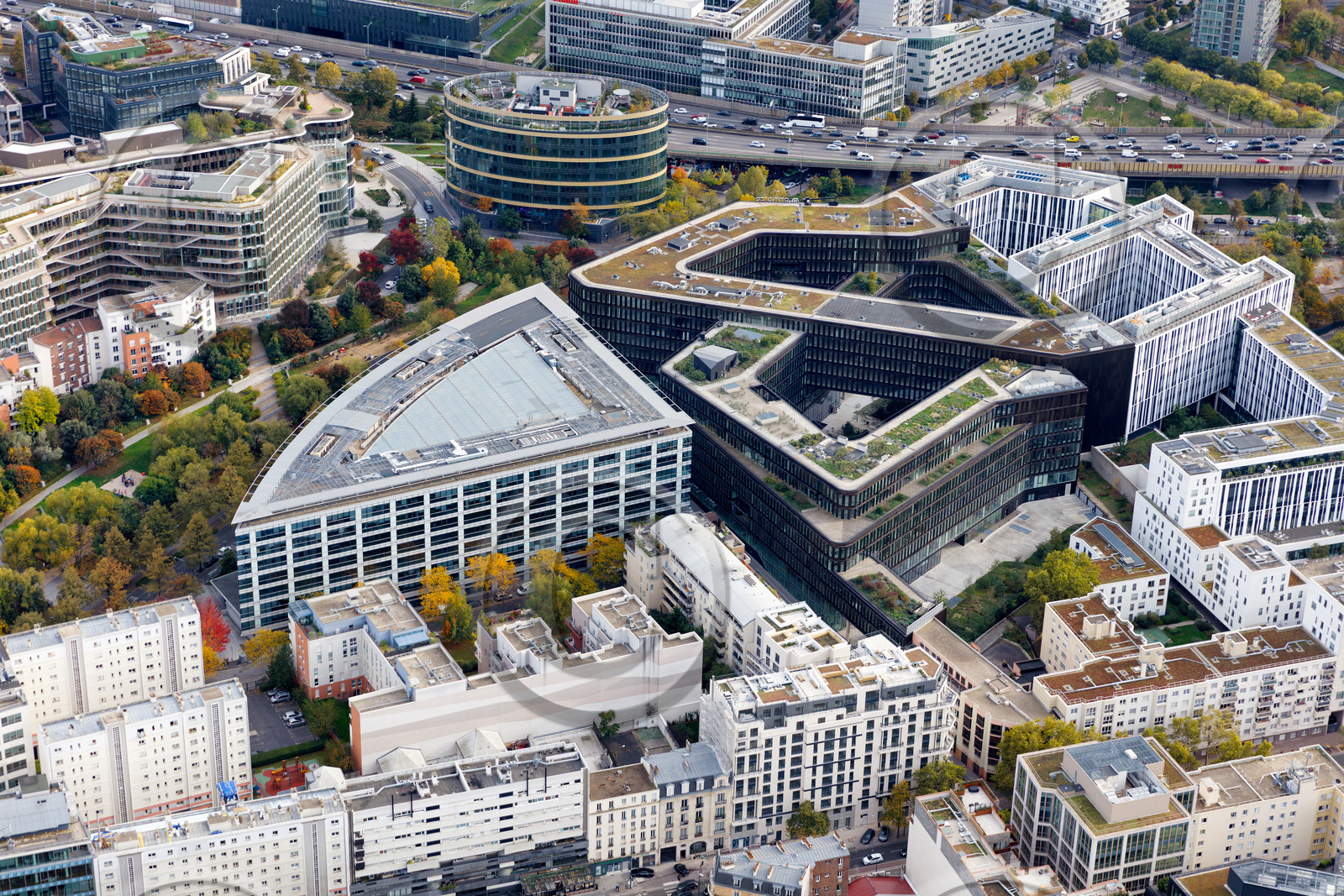 Le département de Seine-Saint-Denis (Région Ile-de-France) en vues aériennes obliques