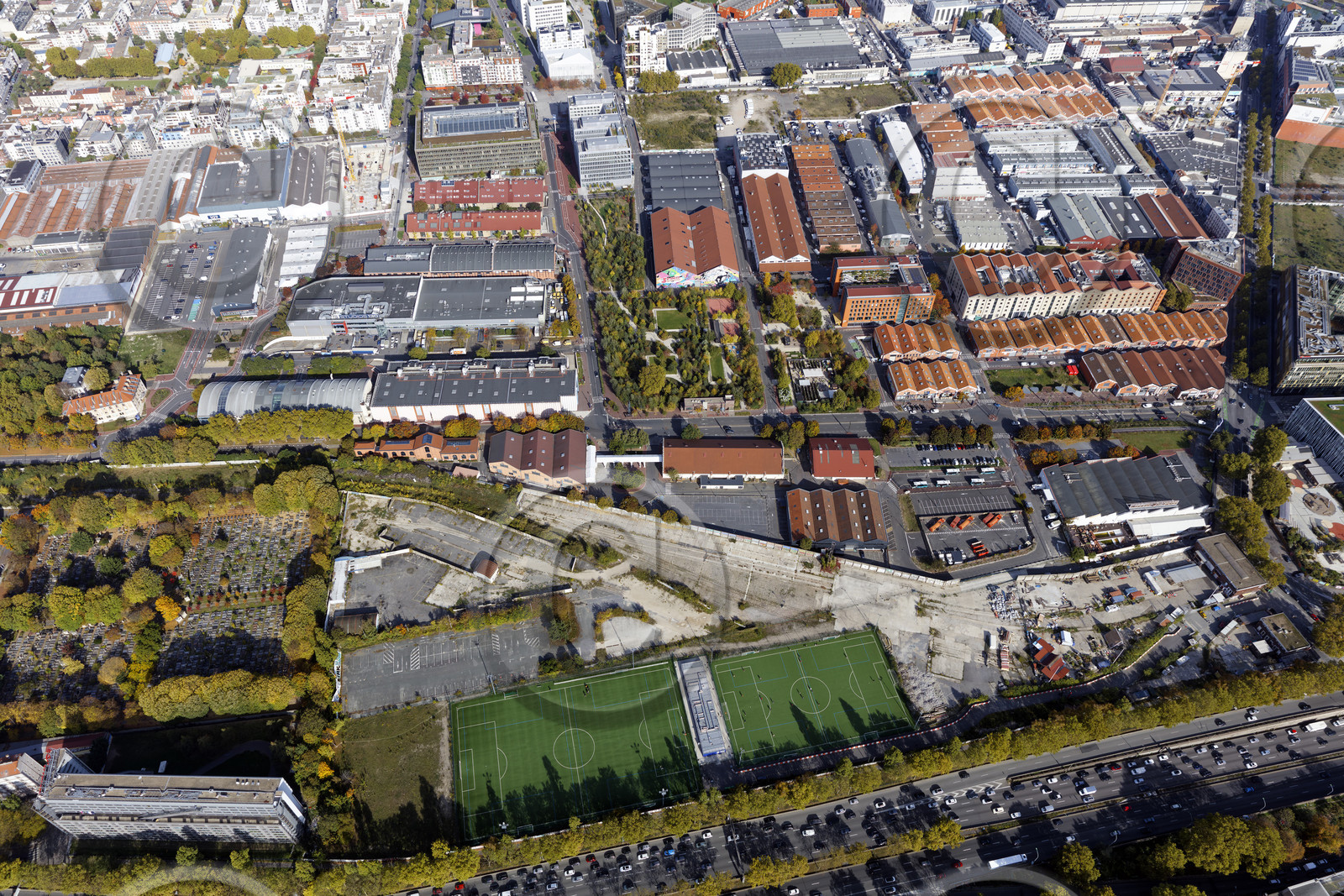 Le département de Seine-Saint-Denis (Région Ile-de-France) en vues aériennes obliques