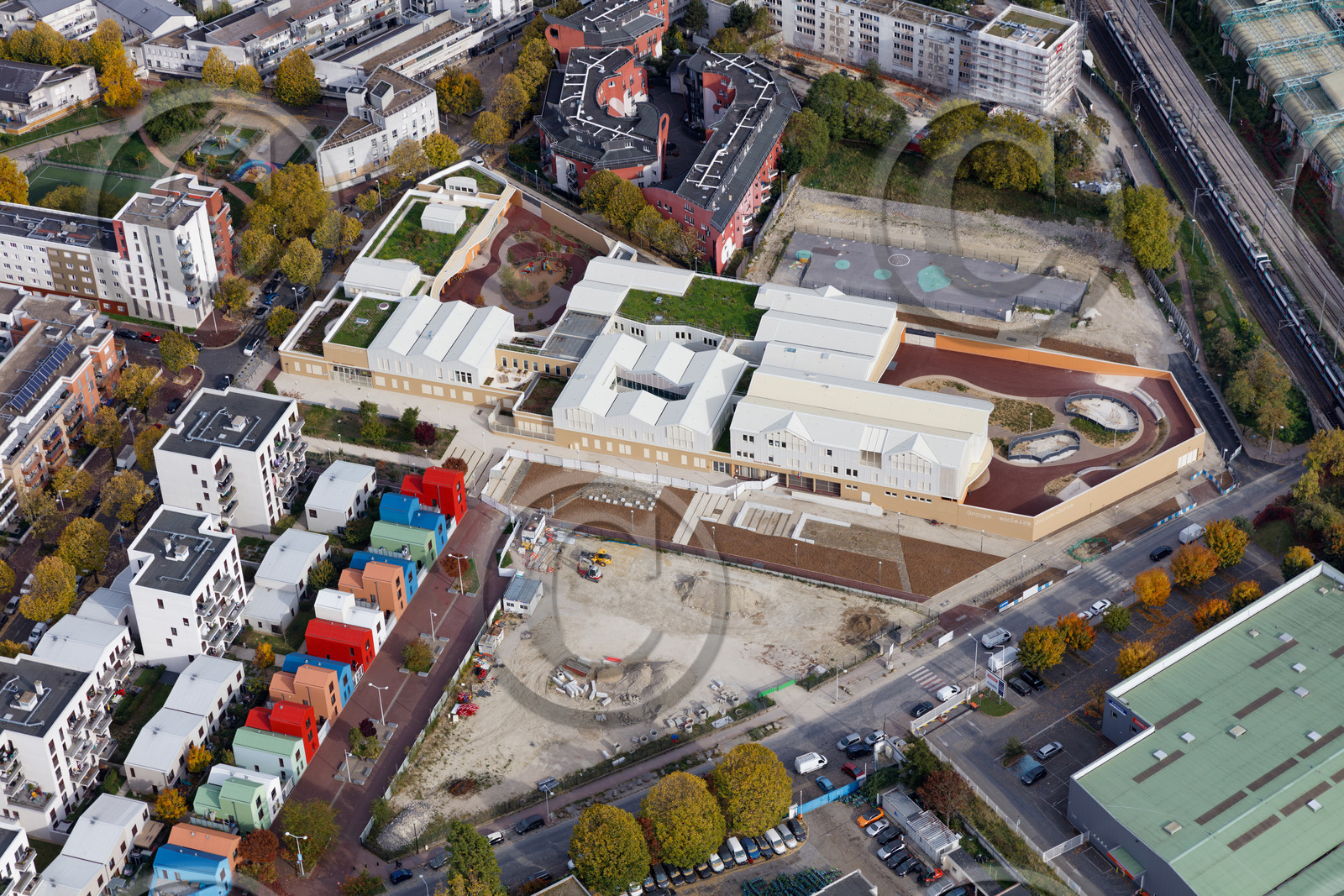 Le département de Seine-Saint-Denis (Région Ile-de-France) en vues aériennes obliques