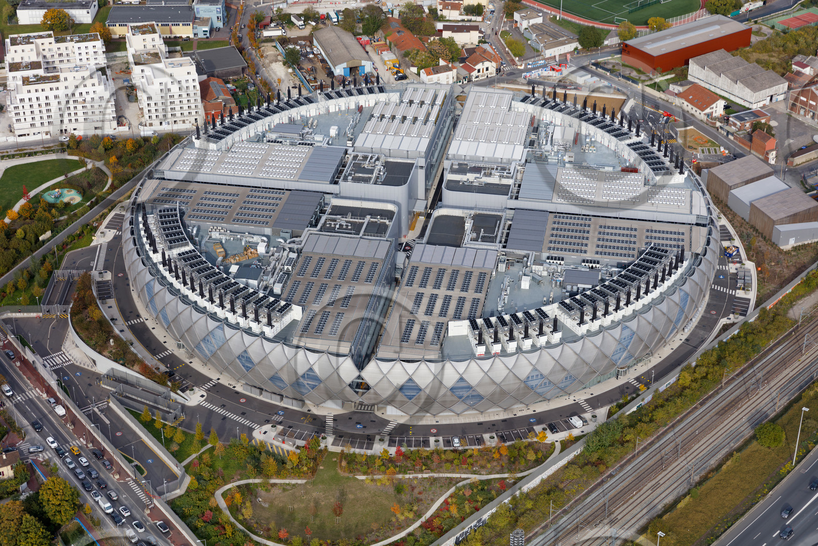 Le département de Seine-Saint-Denis (Région Ile-de-France) en vues aériennes obliques