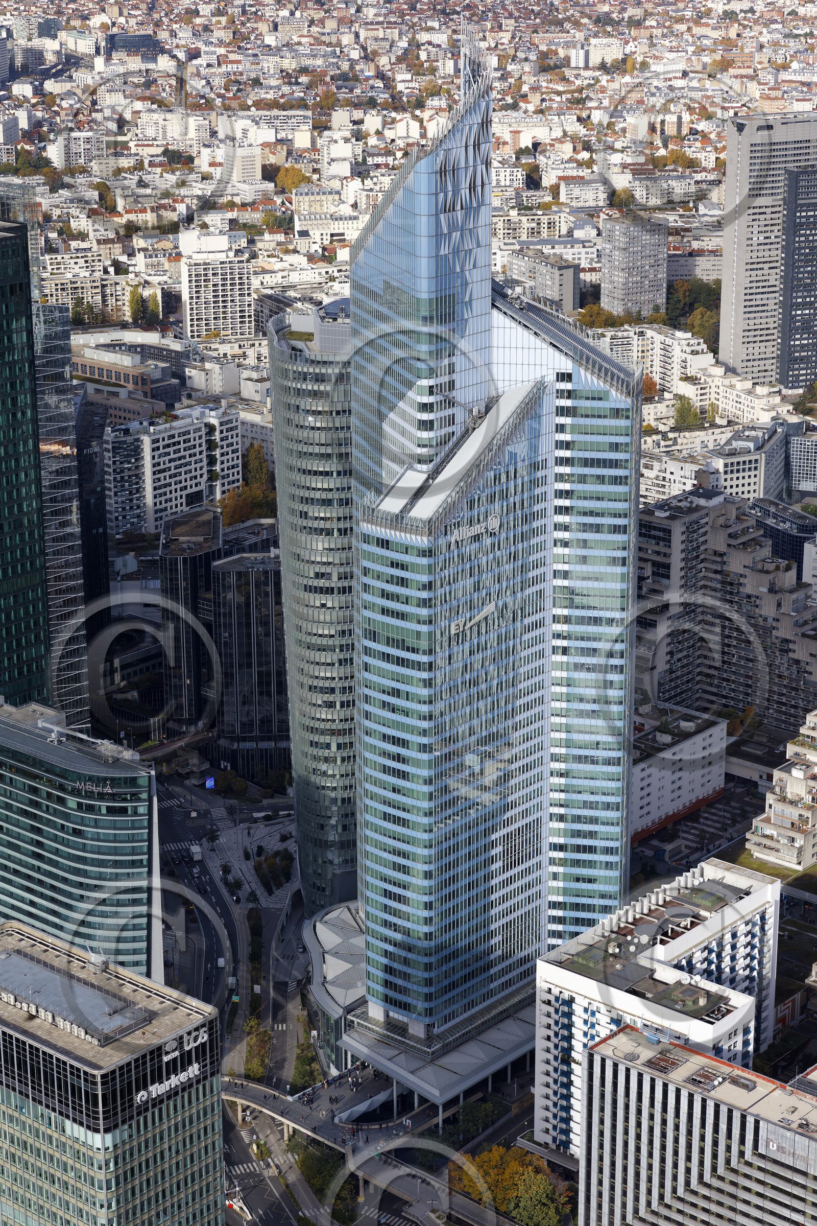 Le département des Hauts-de-Seine (Région Ile-de-France) en vues aériennes obliques