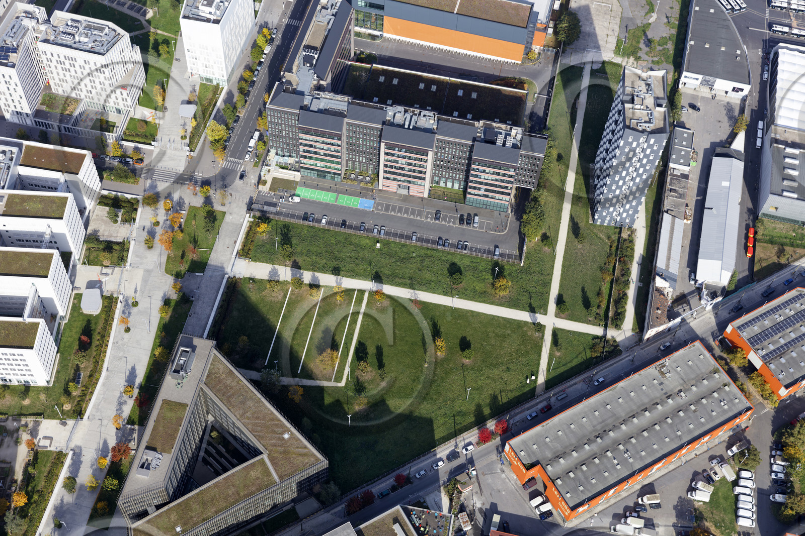 Le département de Seine-Saint-Denis (Région Ile-de-France) en vues aériennes obliques