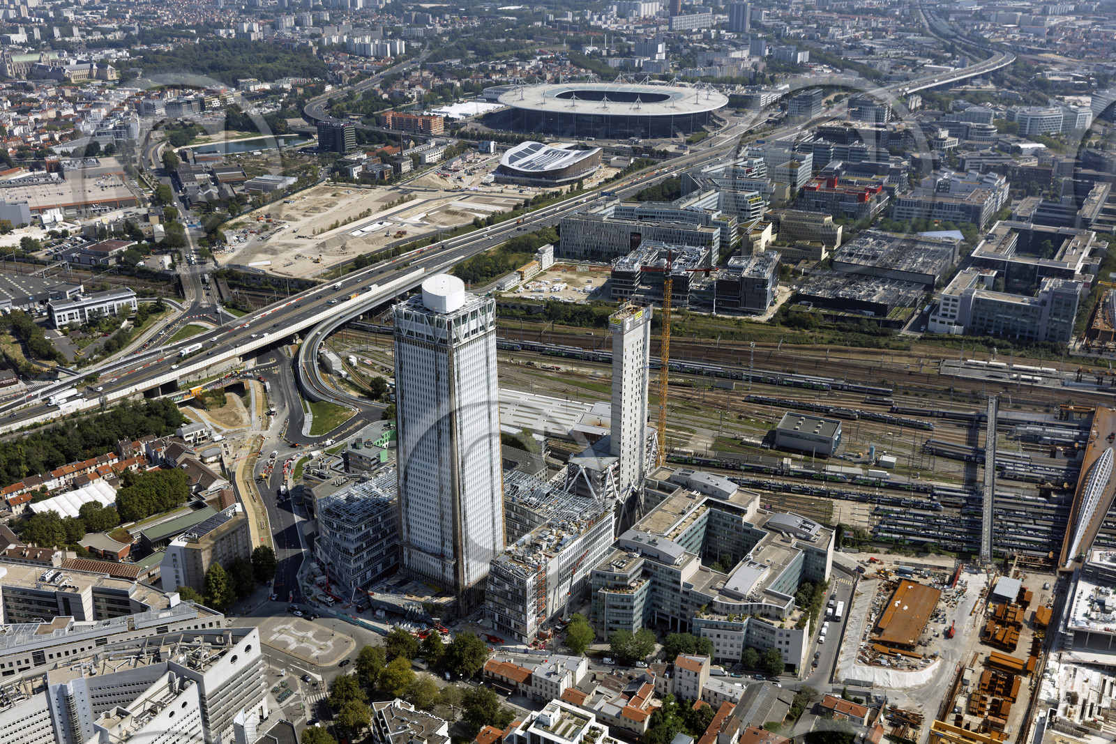 Le département de Seine-Saint-Denis (Région Ile-de-France) en vues aériennes obliques