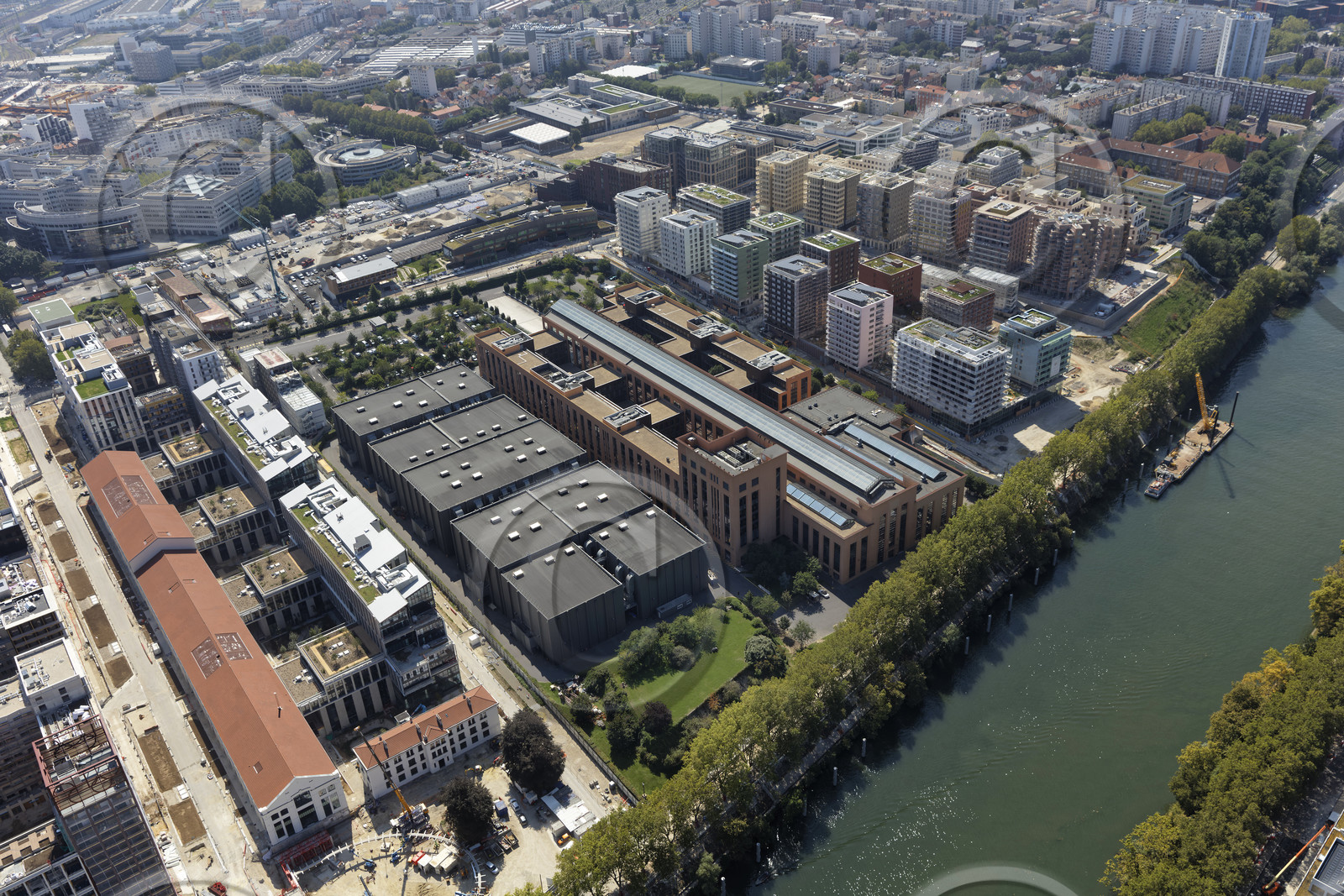 Le département de Seine-Saint-Denis (Région Ile-de-France) en vues aériennes obliques