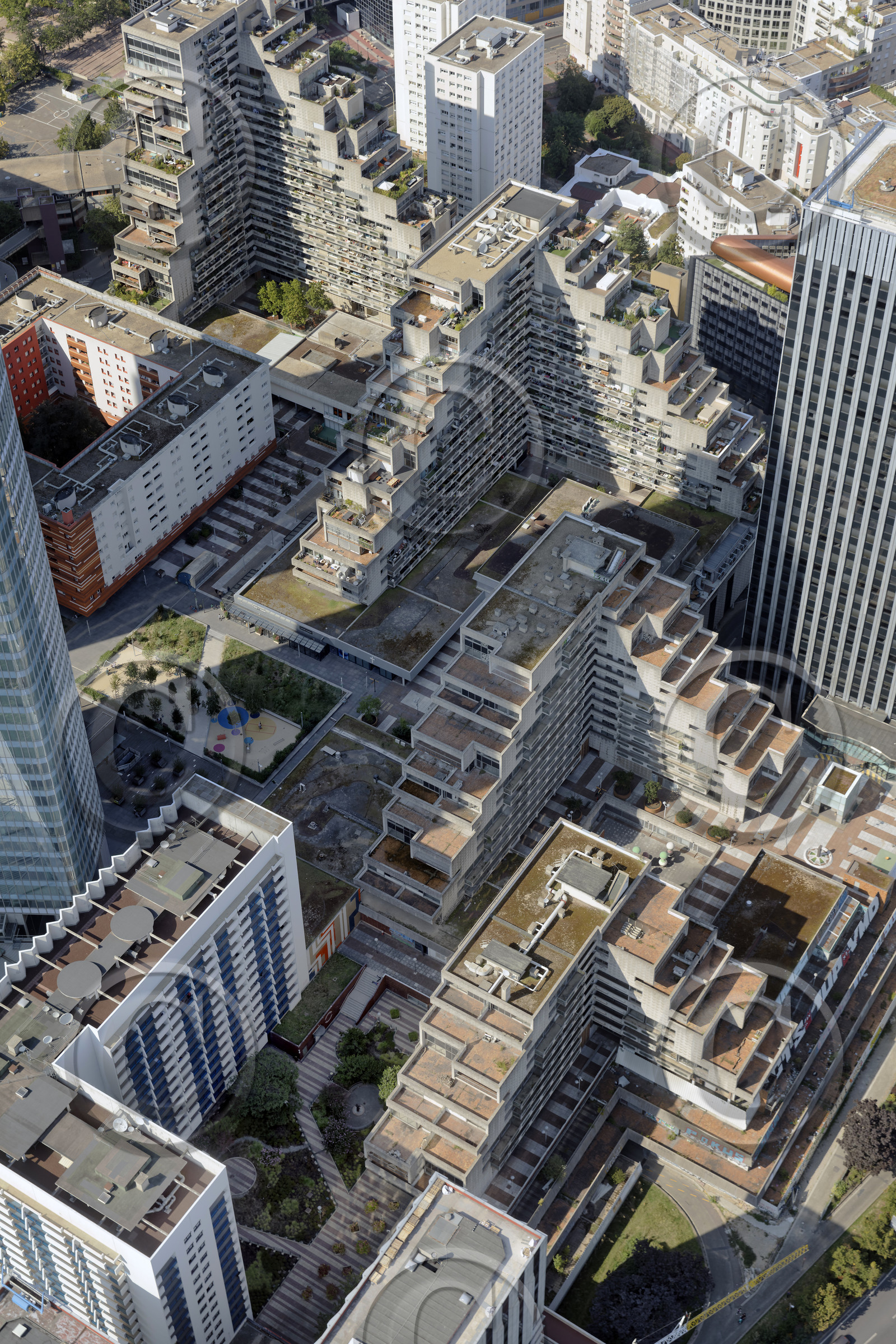 Le département des Hauts-de-Seine (Région Ile-de-France) en vues aériennes obliques