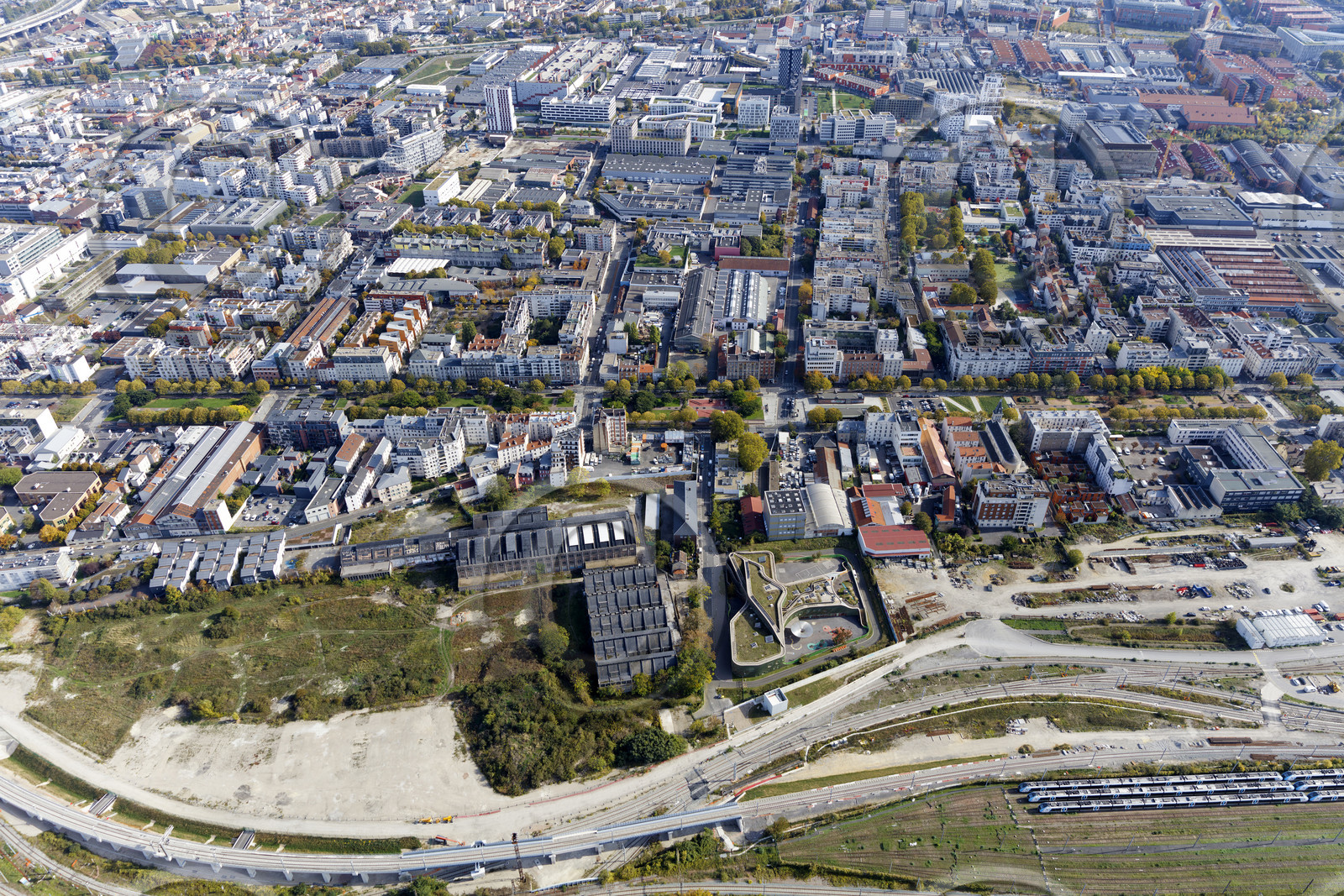 Le département de Seine-Saint-Denis (Région Ile-de-France) en vues aériennes obliques