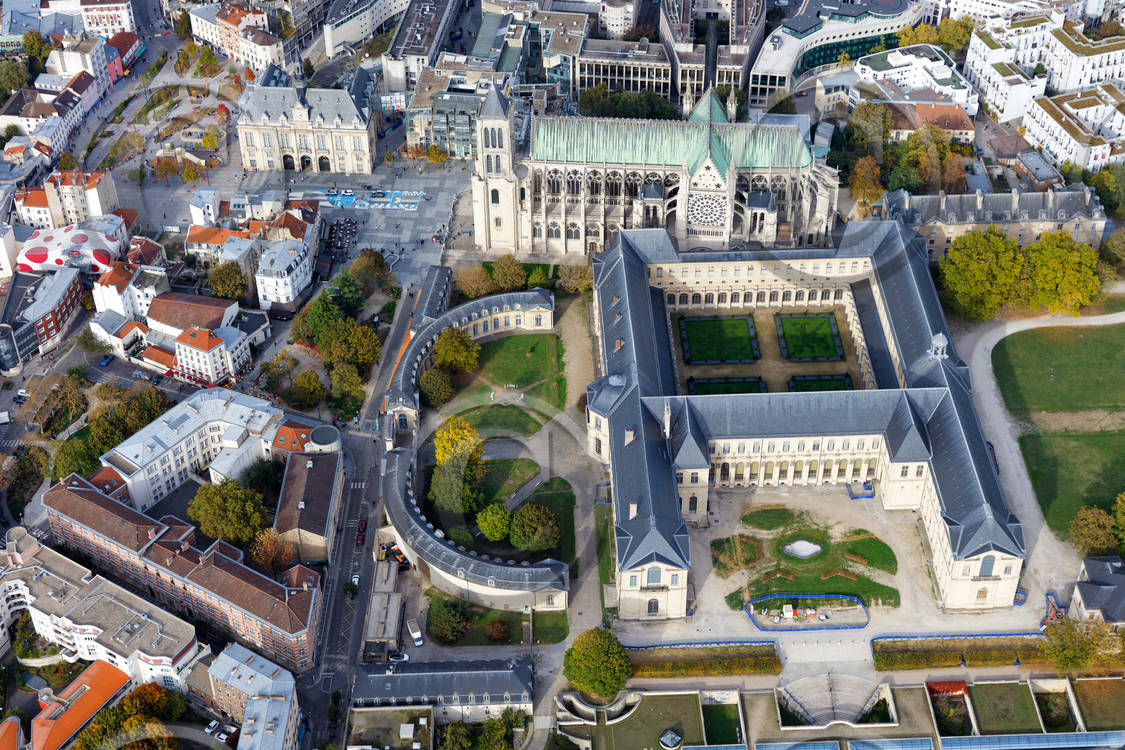 Le département de Seine-Saint-Denis (Région Ile-de-France) en vues aériennes obliques