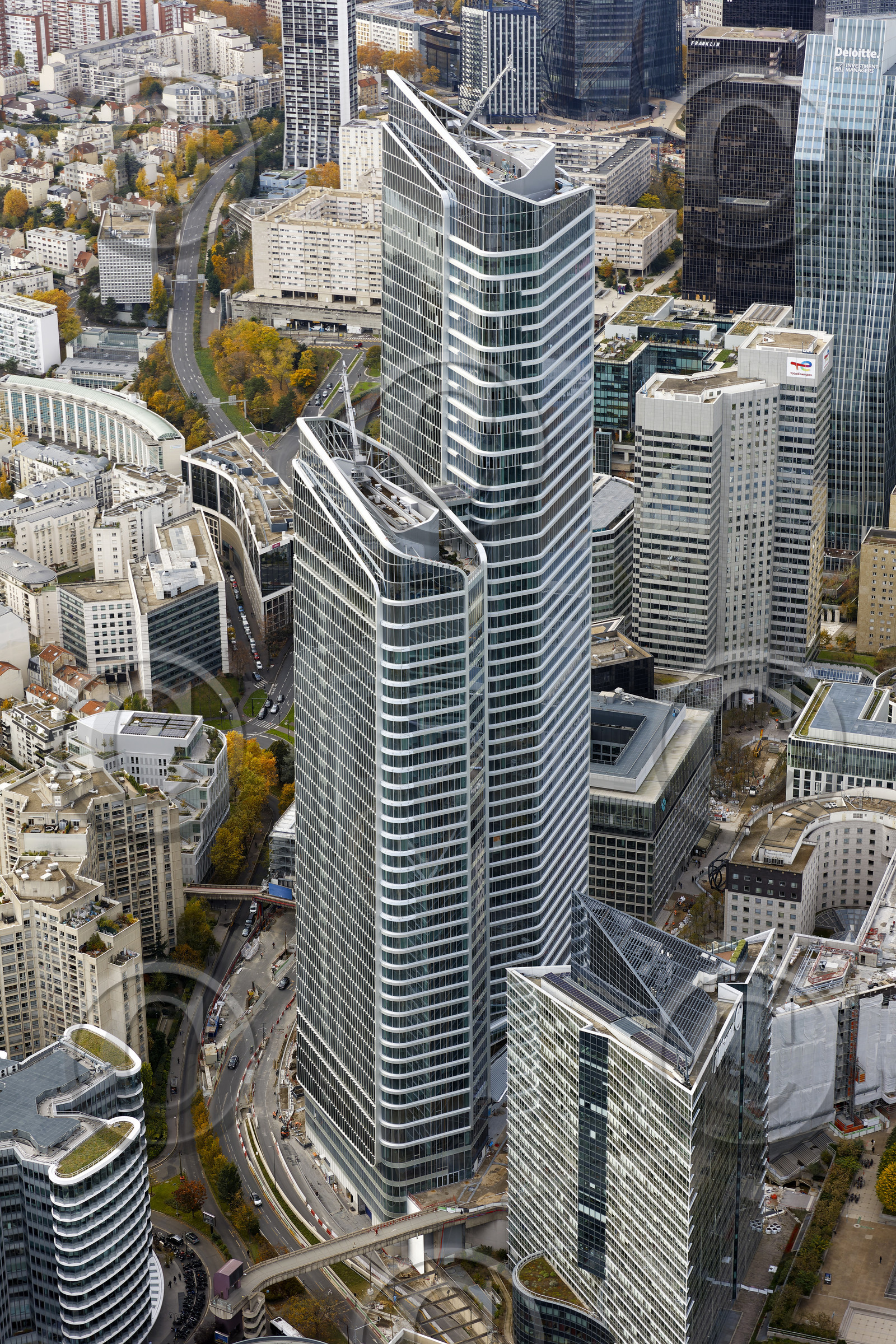 Le département des Hauts-de-Seine (Région Ile-de-France) en vues aériennes obliques