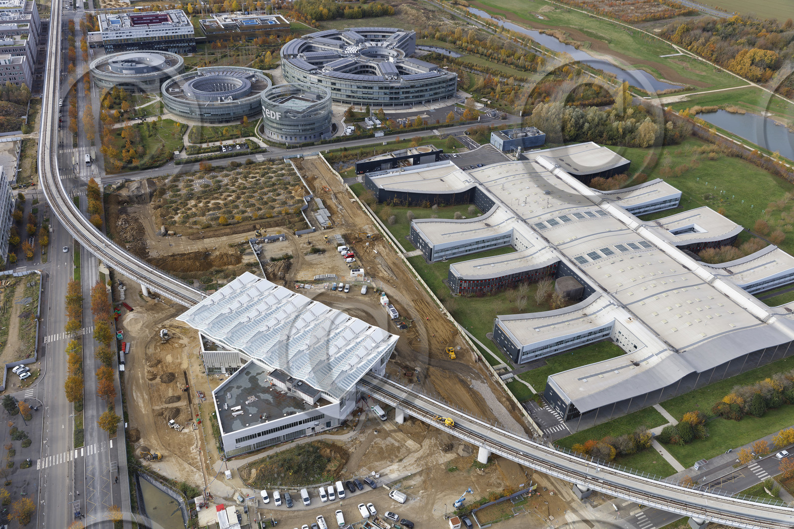 Le département de l'Essonne (Région Ile-de-France) en vues aériennes obliques