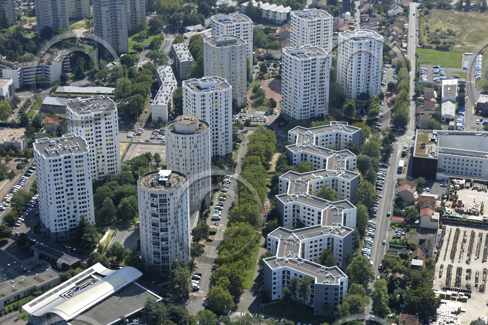 Le département des Hauts-de-Seine (Région Ile-de-France) en vues aériennes obliques