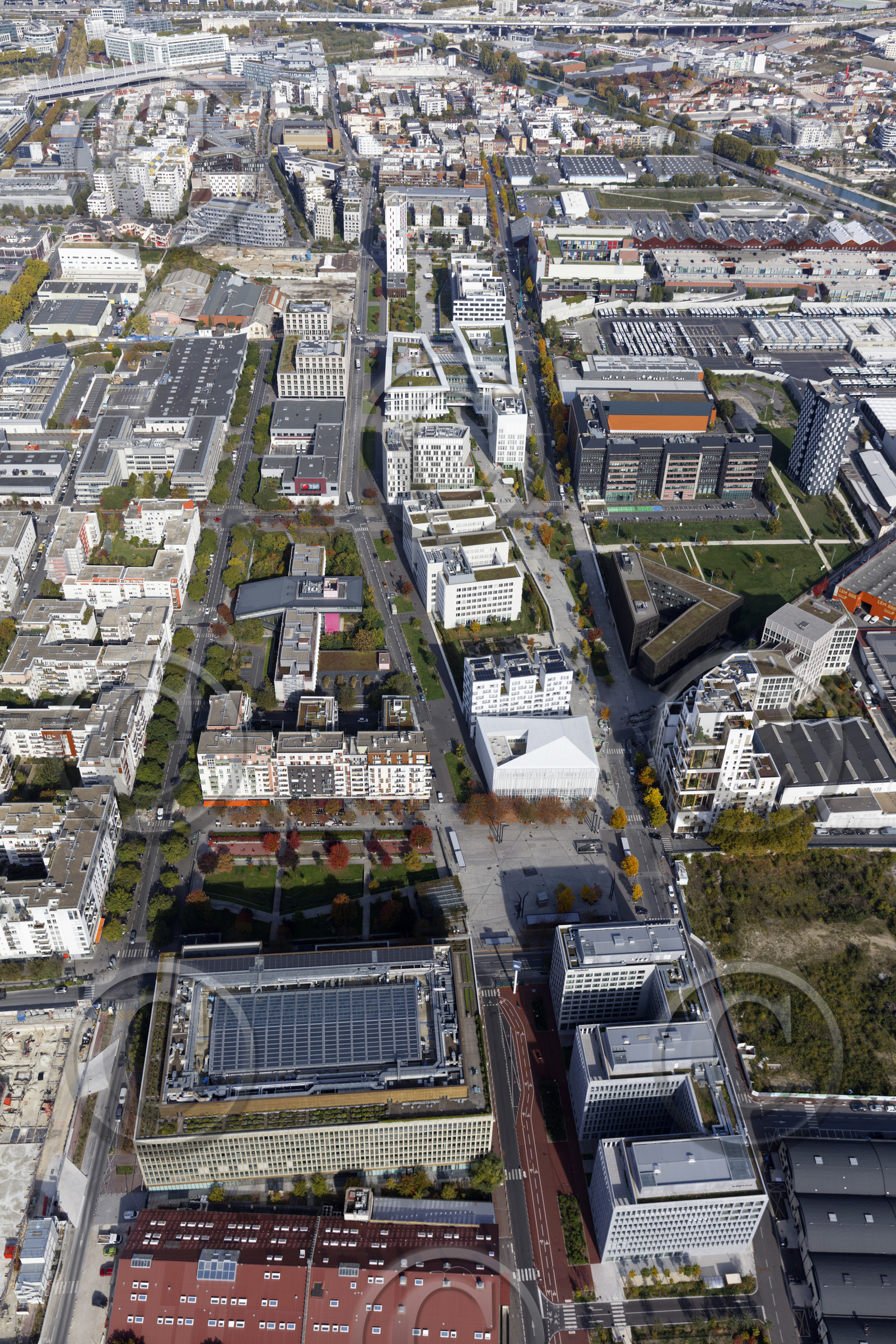 Le département de Seine-Saint-Denis (Région Ile-de-France) en vues aériennes obliques