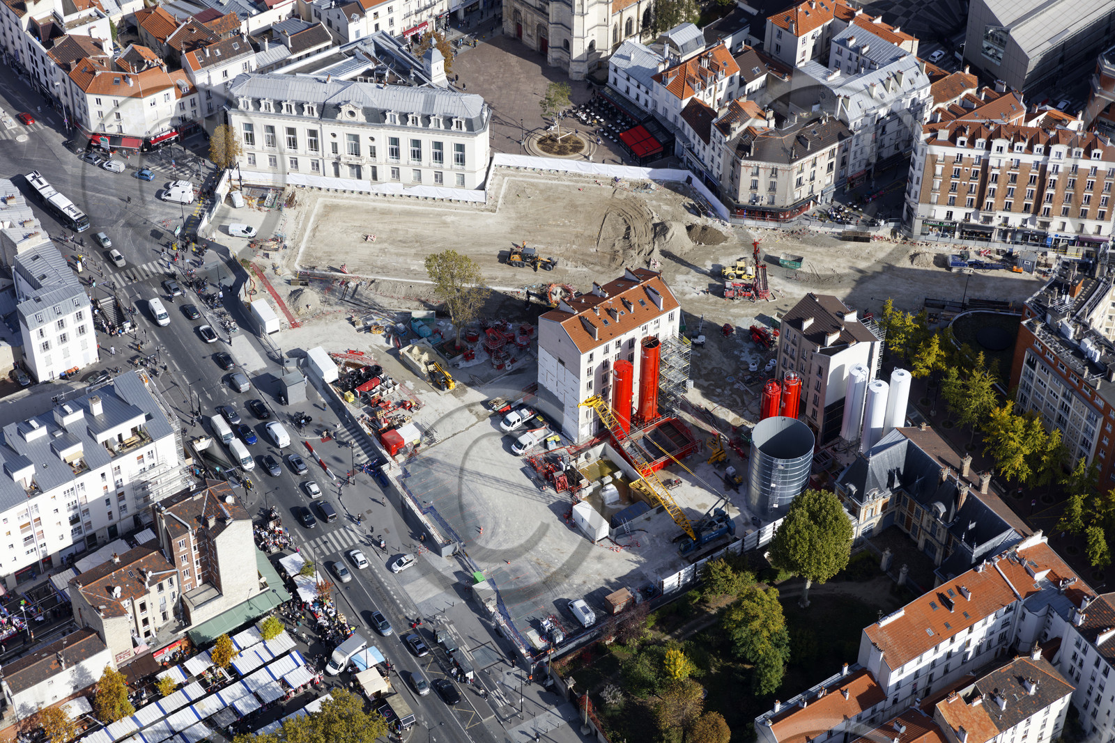 Le département de Seine-Saint-Denis (Région Ile-de-France) en vues aériennes obliques