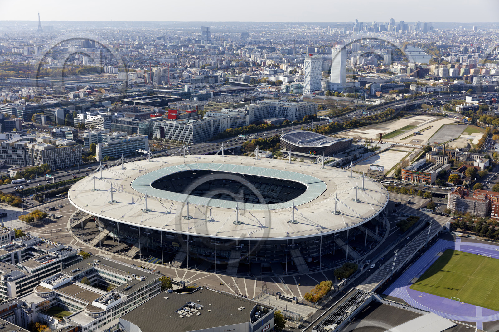 Le département de Seine-Saint-Denis (Région Ile-de-France) en vues aériennes obliques