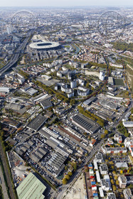 Le département de Seine-Saint-Denis (Région Ile-de-France) en vues aériennes obliques