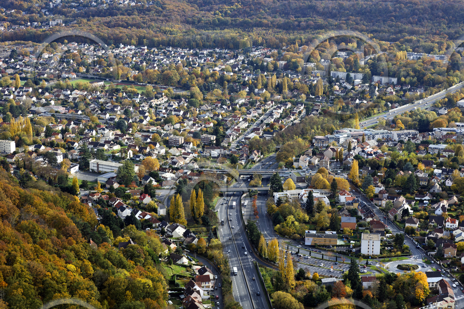 Le département de l'Essonne (Région Ile-de-France) en vues aériennes obliques
