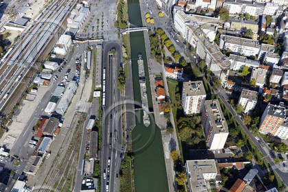 Le département de Seine-Saint-Denis (Région Ile-de-France) en vues aériennes obliques