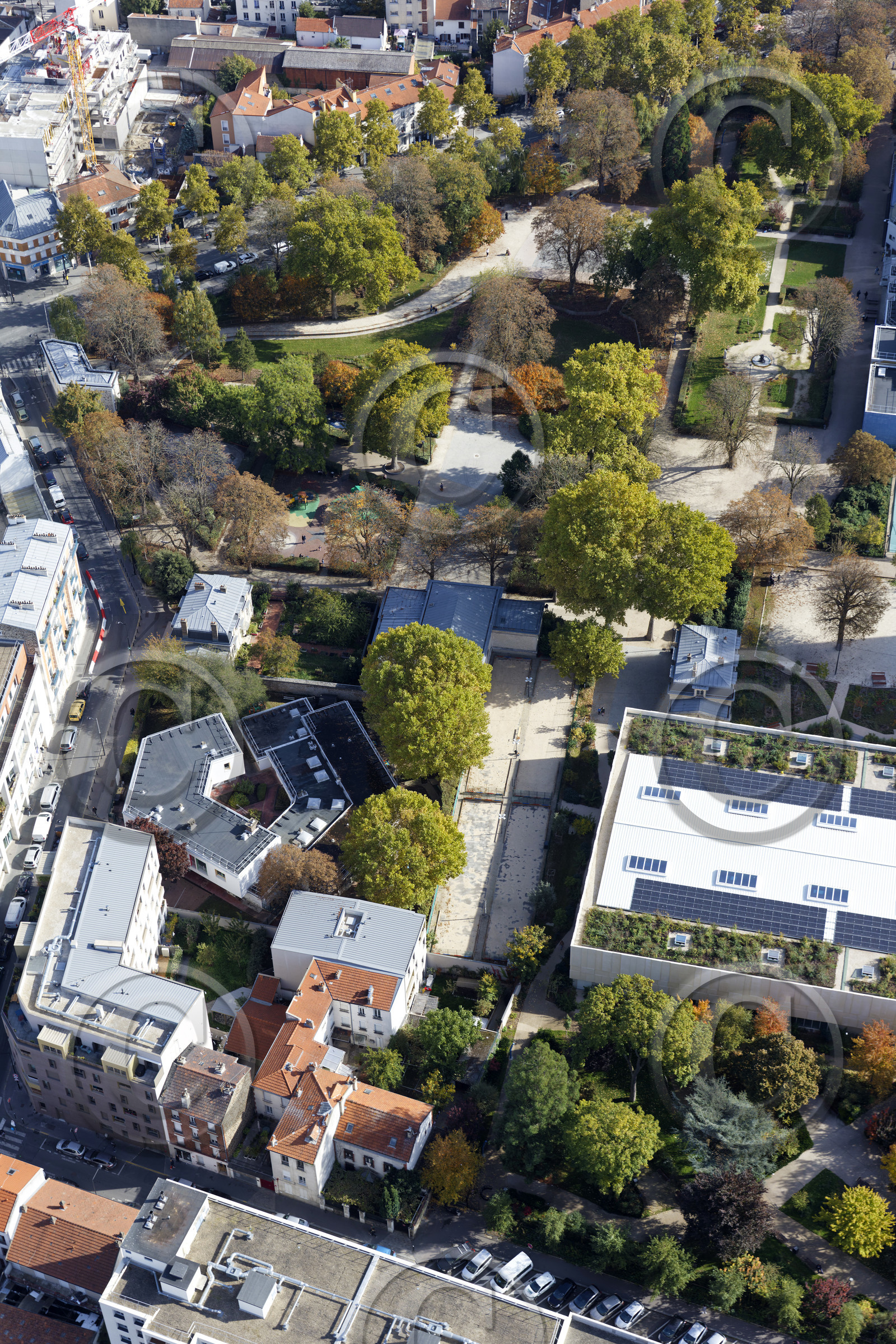 Le département de Seine-Saint-Denis (Région Ile-de-France) en vues aériennes obliques