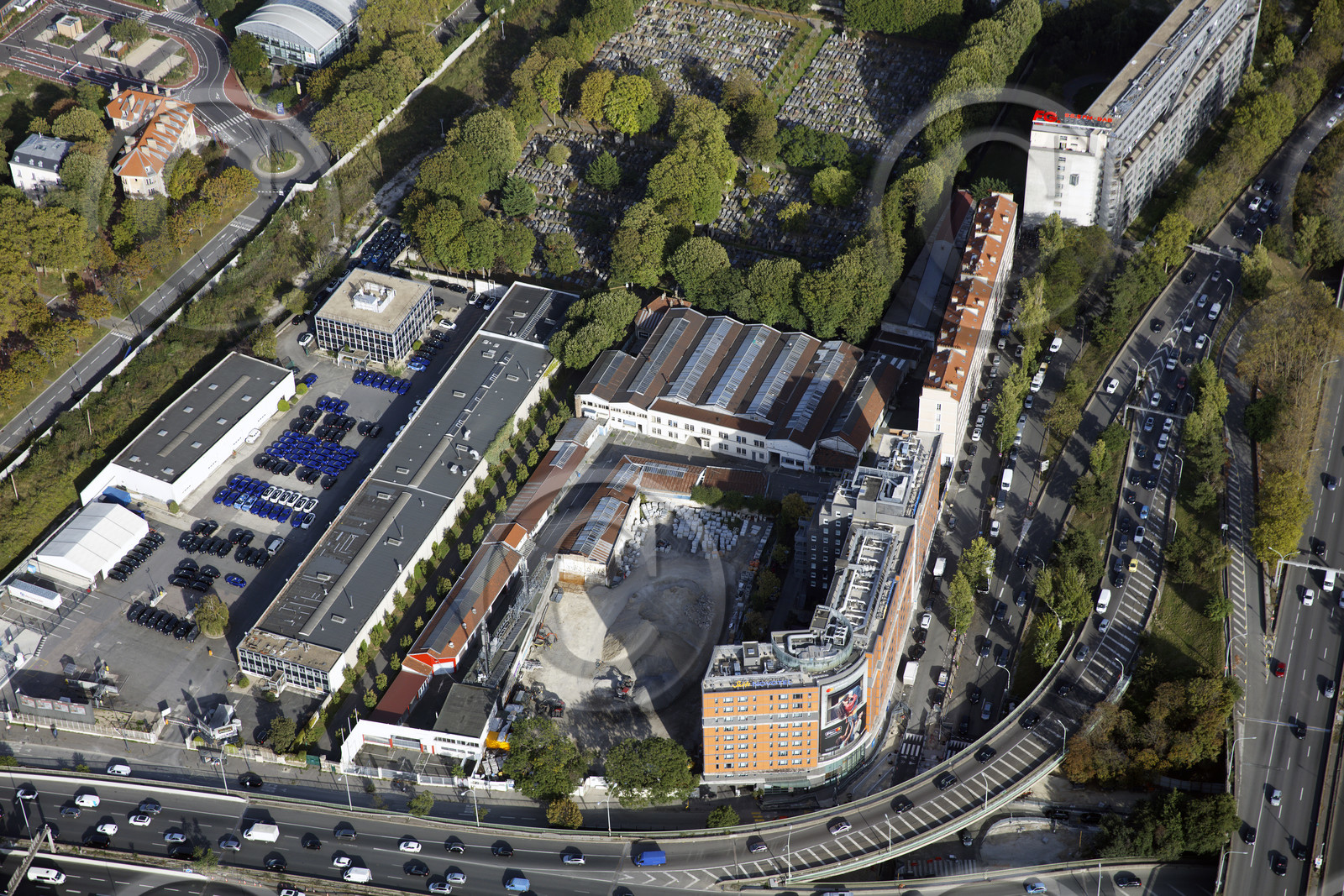 Le département de Seine-Saint-Denis (Région Ile-de-France) en vues aériennes obliques