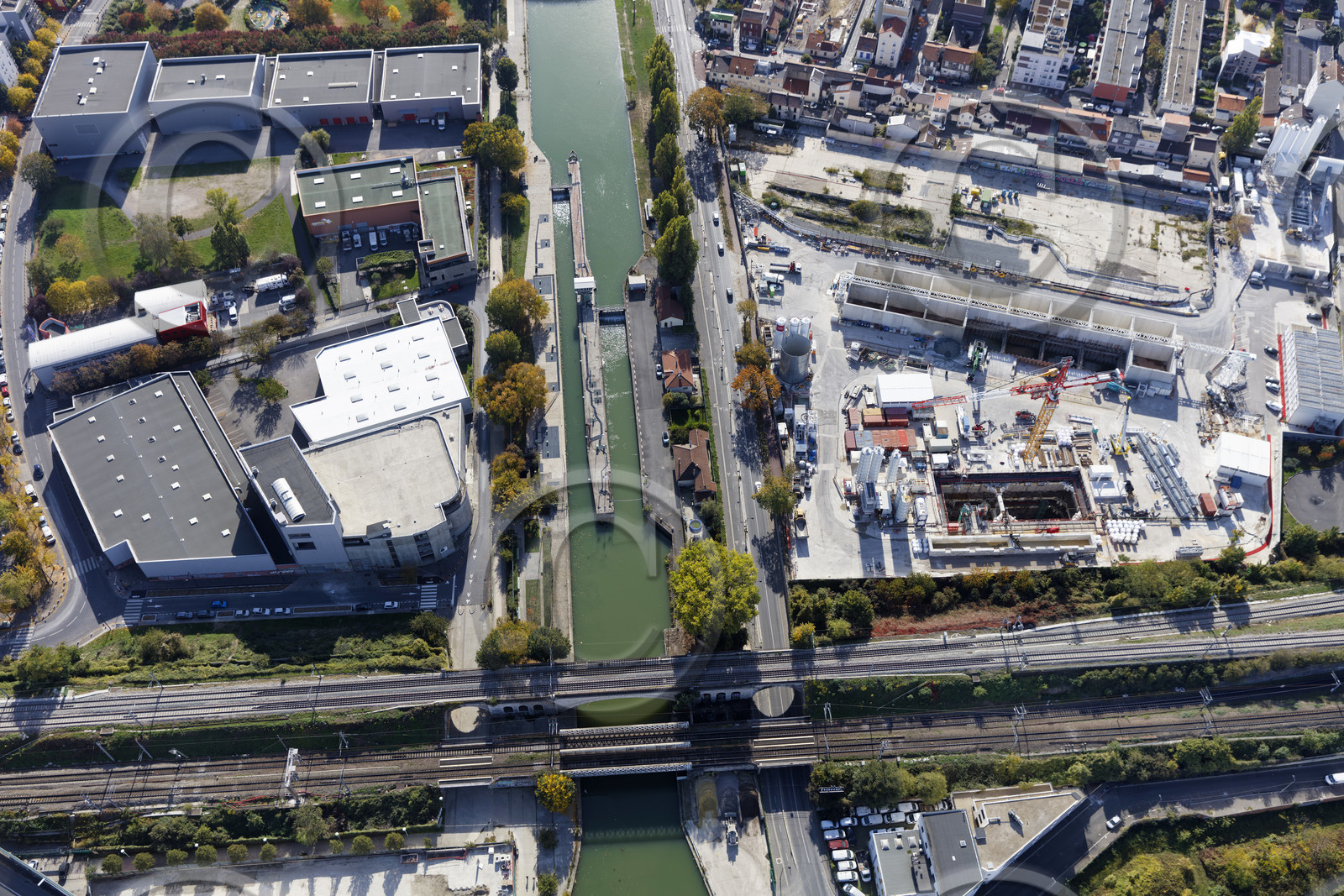 Le département de Seine-Saint-Denis (Région Ile-de-France) en vues aériennes obliques