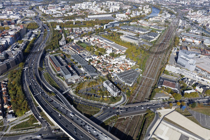 Le département de Seine-Saint-Denis (Région Ile-de-France) en vues aériennes obliques