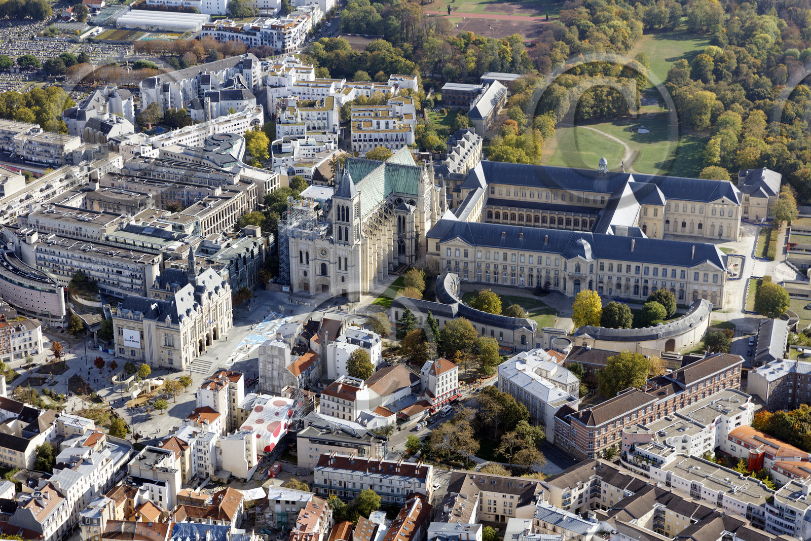 Le département de Seine-Saint-Denis (Région Ile-de-France) en vues aériennes obliques