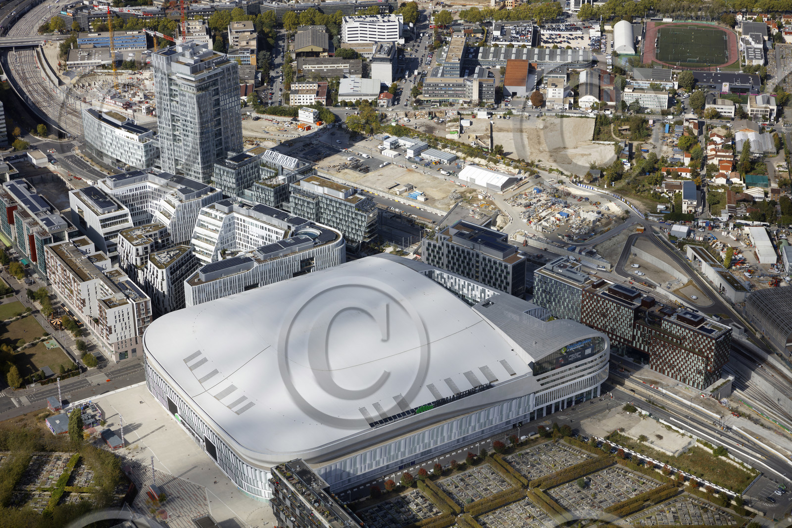 Le département des Hauts-de-Seine (Région Ile-de-France) en vues aériennes obliques