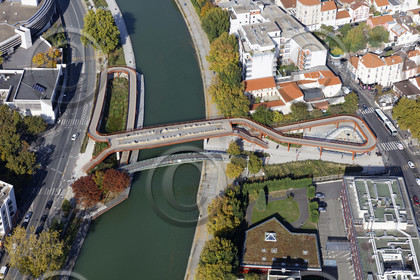 Le département de Seine-Saint-Denis (Région Ile-de-France) en vues aériennes obliques
