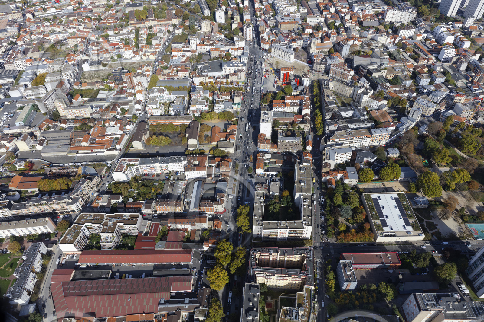 Le département de Seine-Saint-Denis (Région Ile-de-France) en vues aériennes obliques