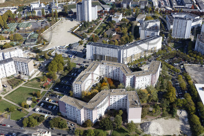 Le département de Seine-Saint-Denis (Région Ile-de-France) en vues aériennes obliques